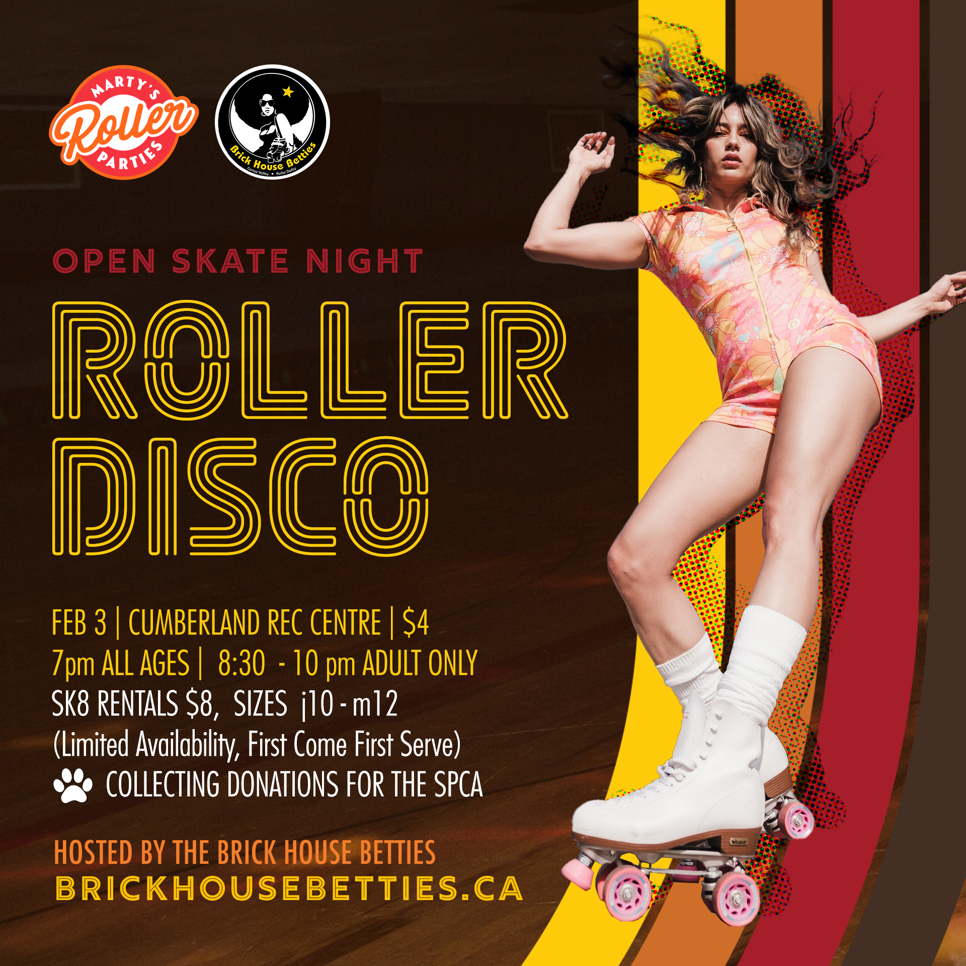 Learn to play Roller Derby and Roller Skate! Start your new year with new skills!